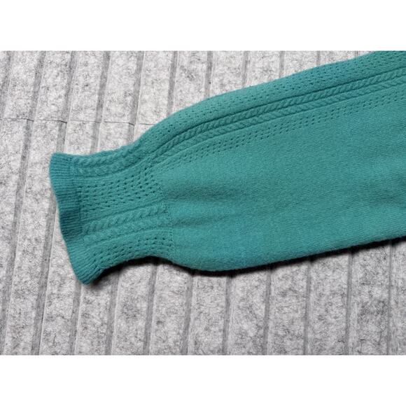 Talbots BLUE women’s size XL cable knit sweater NWT SOFT - Picture 7 of 7